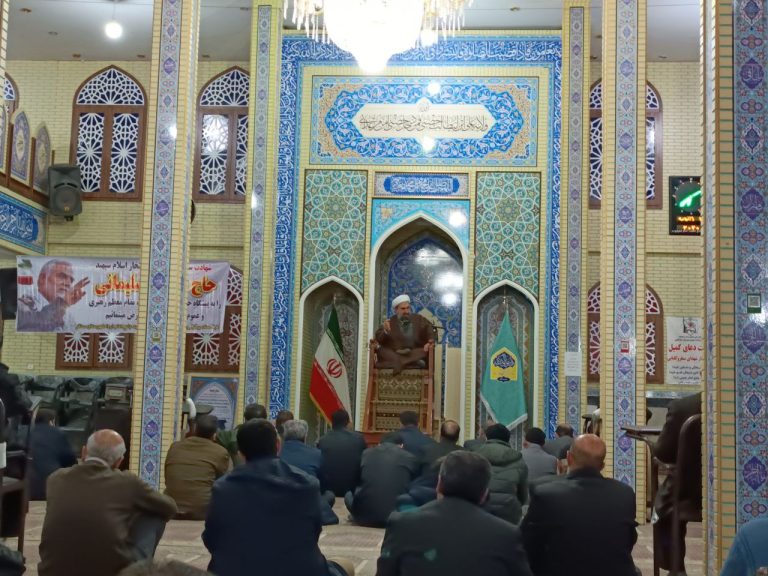 برگزاری نماز جمعه شهرستان سنقروکلیایی به امامت حجت الاسلام والمسلمین اکبری/۱۵ دیماه ۱۴۰۲