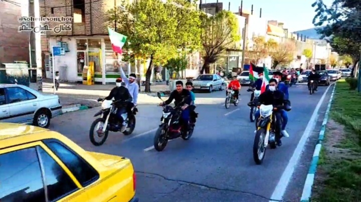 راهاندازی کاروان خودرویی سنقریها برای قدردانی از سپاه پاسداران انقلاب اسلامی