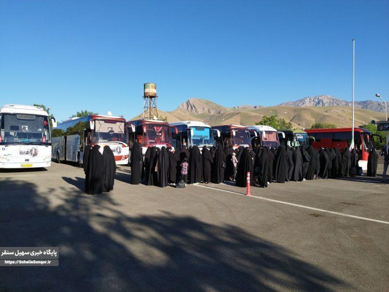 اعزام زائران سنقری به مرقد مطهر امام راحل