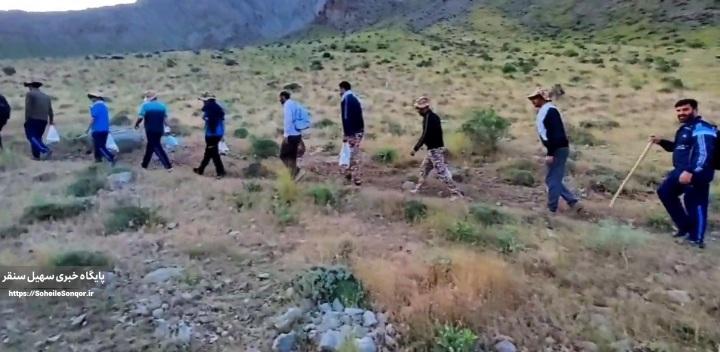 صعود پایوران سپاه ناحیه سنقر به ارتفاعات کوه نخودچال شهرستان سنقروکلیایی