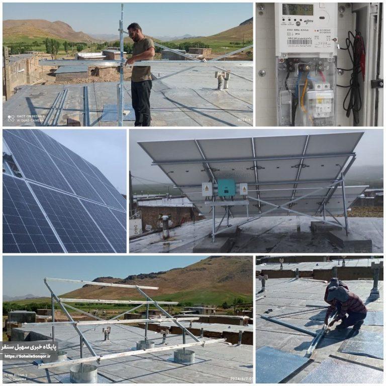 اجرای طرح جهاد روشنایی در شهرستان سنقروکلیایی توسط بسیج سازندگی