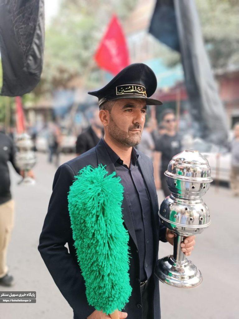 مراسم استقبال از ماه محرم الحرام و تعویض پرچم حرم مطهر امامزاده احمد (علیه السلام) در شهرستان سنقروکلیایی