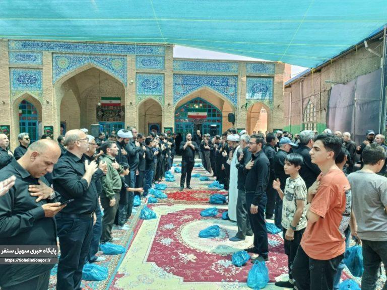 اجتماع عاشوراییان در روز تاسوعای حسینی شهرستان سنقروکلیایی