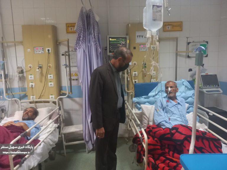 بازدید شبانه فرماندار شهرستان سنقروکلیایی از بیمارستان امام خمینی ره