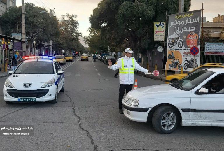 رییس پلیس راهور شهرستان سنقر تمهیدات ترافیکی ویژه یوم الله ۱۳آبان اعلام کرد ؛