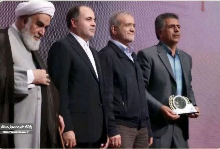 یعقوب بوذری از شهرستان سنقروکلیایی به عنوان کشاورز نمونه کشوری معرفی شد