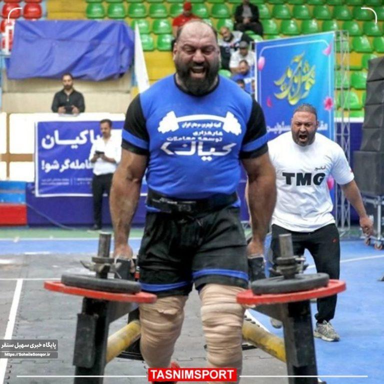 قیطاسی باز هم قویترین مرد ایران شد