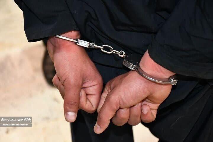 دستگیری قاتل و کشف سلاح گرم در کمتر از ده دقیقه از وقوع جنایت توسط پلیس مقتدر سنقروکلیایی