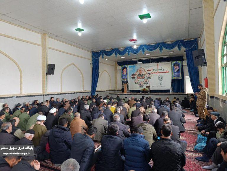 مراسم بزرگداشت «شهدای مقاومت» در شهرستان سنقروکلیایی برگزار شد