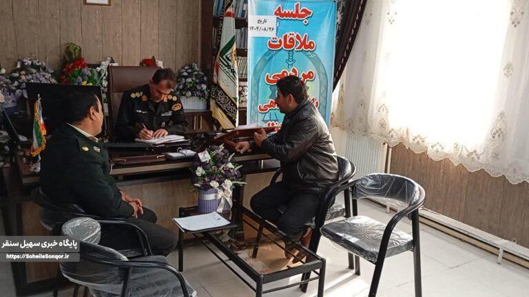 تأکید فرمانده انتظامی سنقروکلیایی بر تقویت ارتباط مستقیم با شهروندان