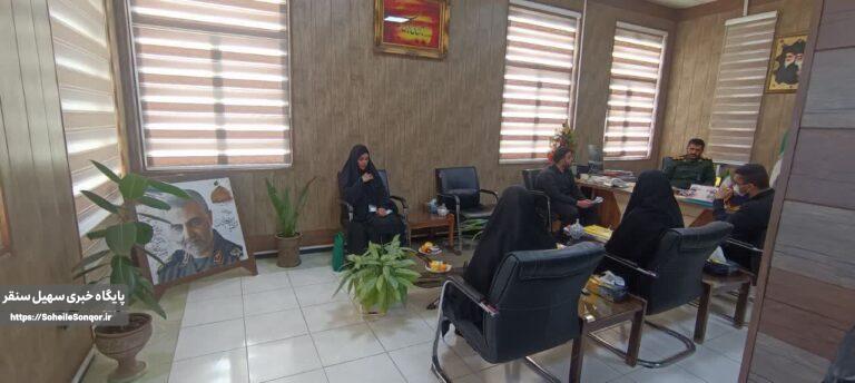 دیدار صمیمانه دانشجویان بسیجی دانشگاه پیام نور سنقروکلیایی با فرمانده سپاه ناحیه سنقر