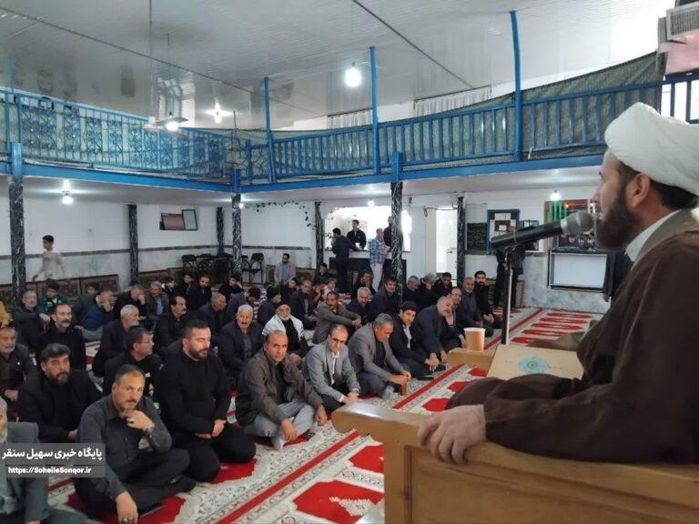 برگزاری یادواره شهدا در روستای سهنله شهرستان سنقروکلیایی