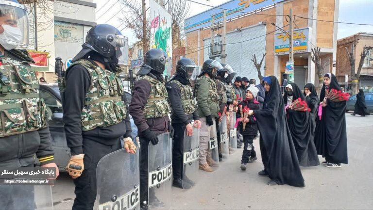 تقدیر از مدافعان حرم و امنیت در شهرستان سنقروکلیایی