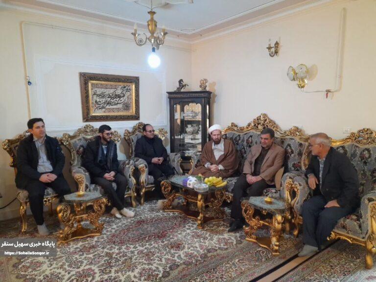 جانبازان نماد وفاداری و ایثارند/دیدار مسئولین سنقروکلیایی از جانبازان جنگ تحمیلی