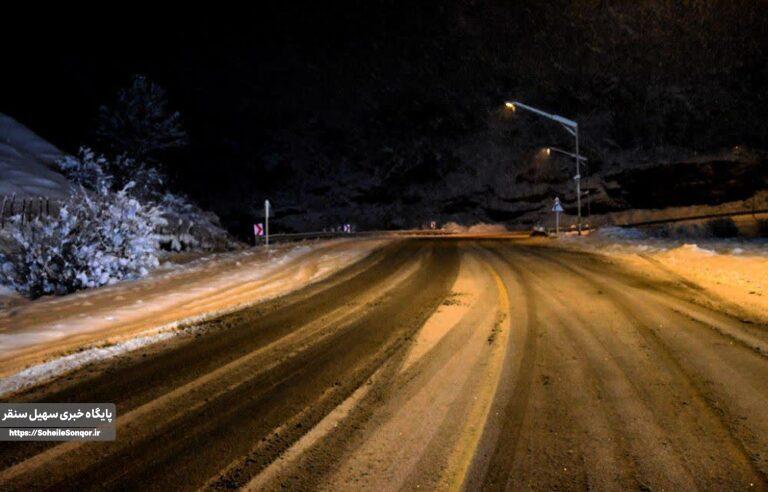 برودت شبانه و لغزندگی محورهای روستایی