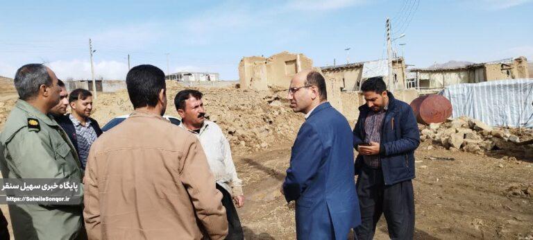 بازدید میدانی از روستاهای زاران علیا، سفیدزنگوله و سلطان طاهر