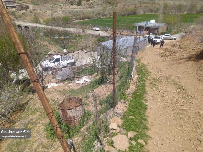 شناسایی تخریب و تصرف اراضی ملی در روستای جامیشان علیا سنقر