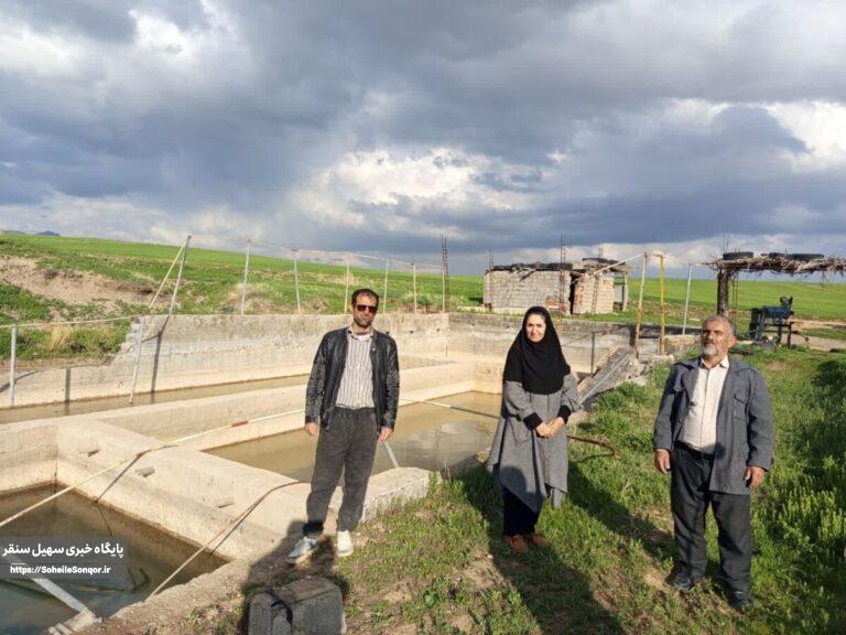 بازدید از محل پیشنهادی احداث استخر پرورش ماهی قزلآلا