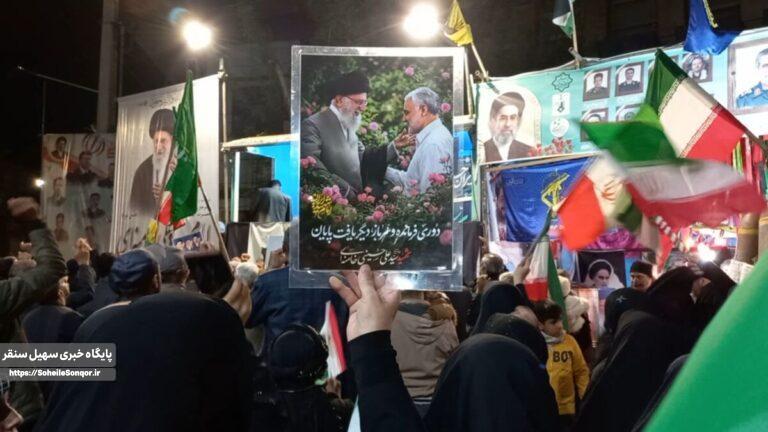 شصت و هفتمین گام استوار مردم ولایتمدار سنقر در وفاداری به آرمانهای انقلاب