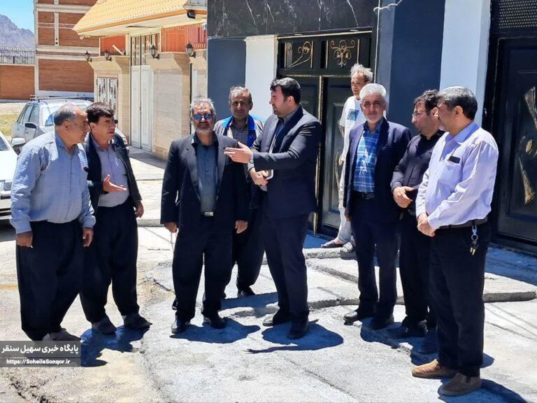 بازدید عمرانی از روستاهای طاهرآباد و چماق تپه شهرستان سنقروکلیایی