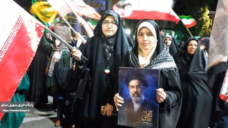 تجدید میثاق با خون شهدا و حمایت از انقلاب