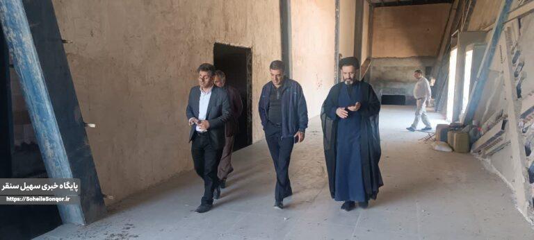 بازدید میدانی از پروژههای مسکن ملی و مجتمع فرهنگی سنقر
