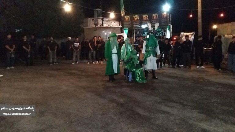 برگزاری مراسم تعزیهخوانی در روستای سرخلیجه شهرستان سنقروکلیایی