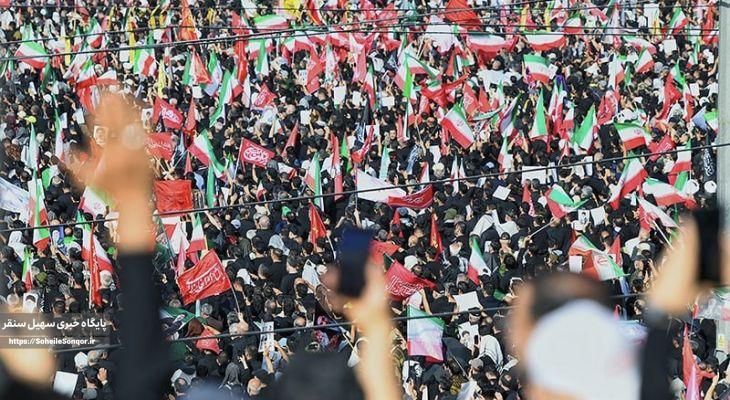 قلب ۹۰ میلیون ایرانی آزاده خاک میشود