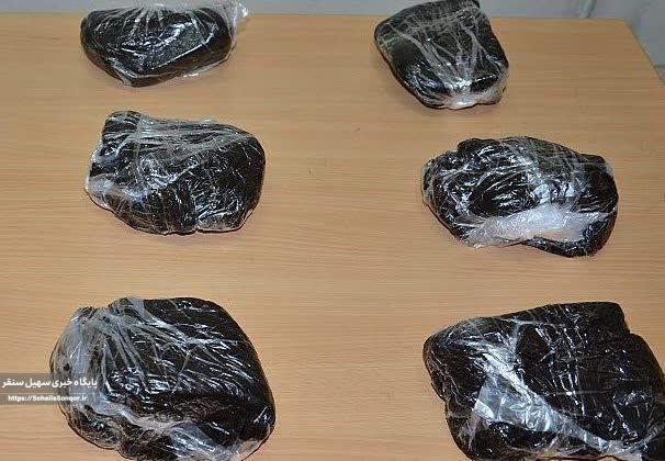 کشف ۶ کیلو مواد مخدر تریاک در سنقروکلیایی